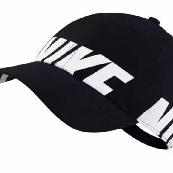 Nike Black and White Logo Cap main image 7
